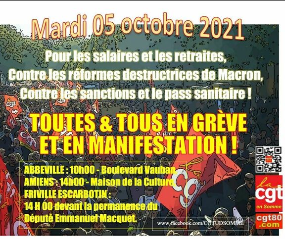 14 H 00 devant la permanence Député EmmanuetMacquet. cgt enSome en Somme cgt80 .com www.facebook.com/COTUDSOMVE’